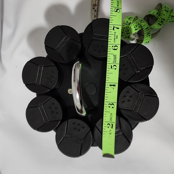 Spice Rack with 8 Jars, metal rotating carousel - Picture 4 of 9